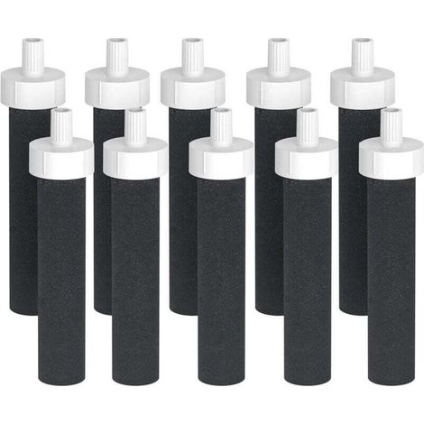 Lot de 10 filtres à eau de rechange Brita - Compatibles avec les filtres à eau Brita BB06 rigides, en acier inoxydable et pour le sport (1/4)