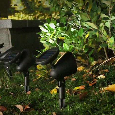 Wasserdichter LED-Solarstrahler für den Außenbereich, geeignet für Garten, Rasen und Landschaftsgestaltung (weiß). (1/5)
