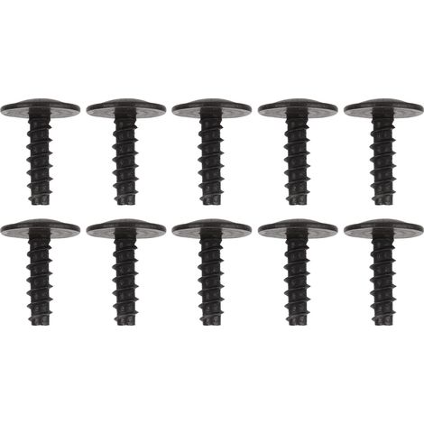 Ortviai Vis de protection d’aile en métal – Référence N90775001/N90648702 – Lot de 10 pièces – Compatible SEAT, VW, SKODA, PORSCHE, AUDI