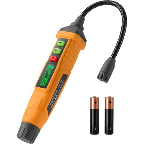 Détecteur de gaz Naturel, PT210S avec sonde de 10cm Détection pour Les fuites de gaz Naturel et du Propane - Convient pour Les cuisinières et Les Fours, Mesure en% Lie (Pile x2 Incluse)-O (1/5)