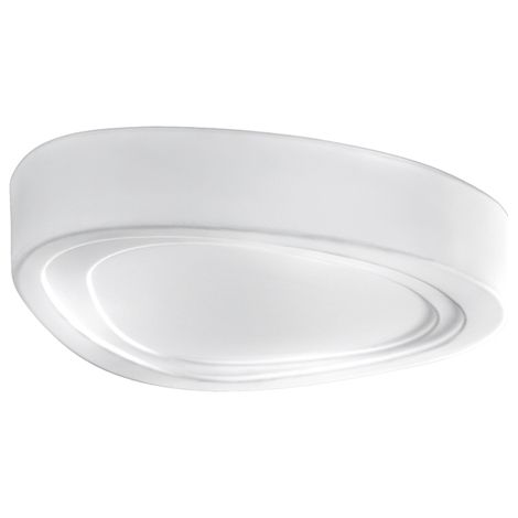 Plafoniera Contemporanea Mou Vetro Bianco 3 Luci E27 (1/2)