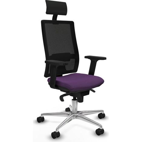 Piqueras y Crespo Horn Fauteuil de bureau noir confortable (1/3)