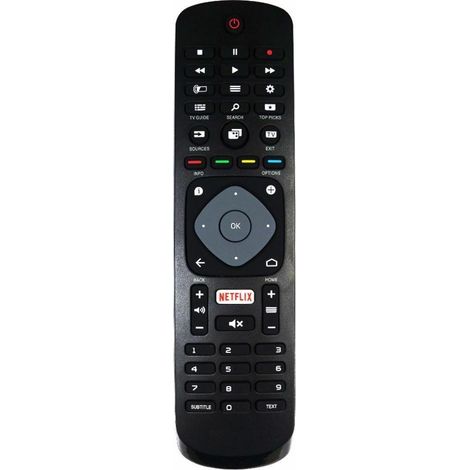 Télécommande universelle Philips pour téléviseur intelligent avec remplacement Netflix