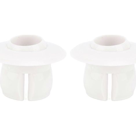 Lot de 2 buses de jet de piscine de 25 mm de diamètre, raccord à jet conique en PVC pour tuyau de 40 mm (1/4)