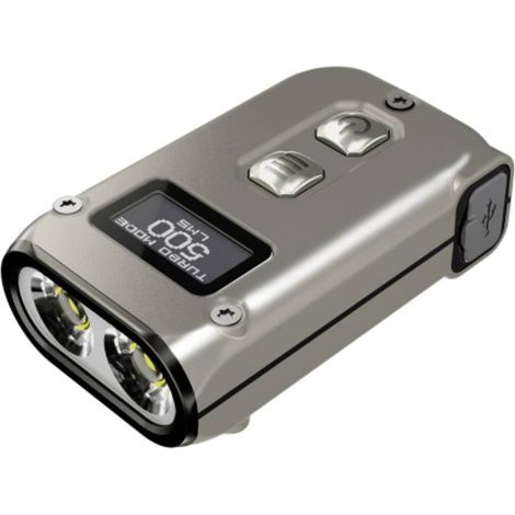 NiteCore TINI 2 Titanium LED Lampe de poche à batterie 500 lm 22 g
