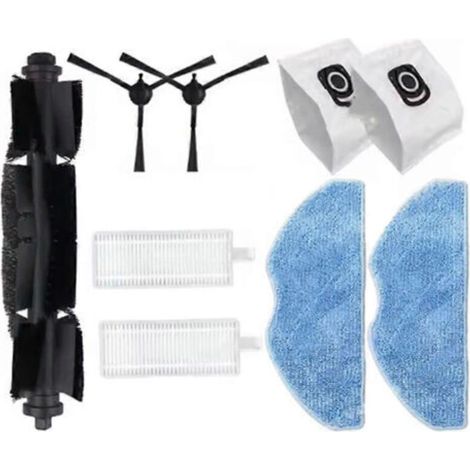 Repuestos para aspiradoras Tefal Rowenta X-Plorer Series 75S RR8577WH 75S+ RG8597W: cepillo, filtro, mopa, bolsa para el polvo.