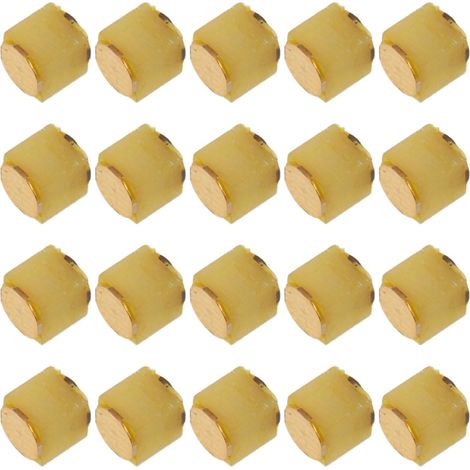 Interrupteur tactile à vibration à double contact, pack de 20 mini-rouleaux en caoutchouc et métal, adapté aux appareils électroniques et systèmes de sécurité (1/5)