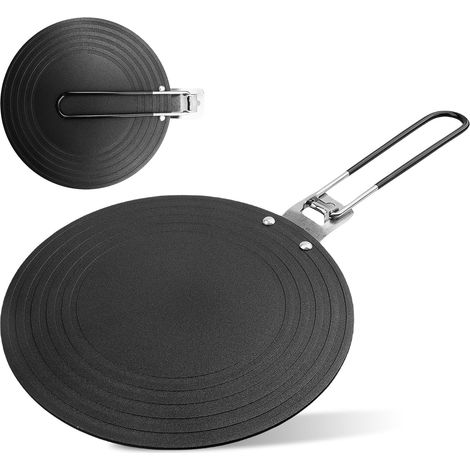 Difusor de calor redondo de 24 cm para cocina de gas, placa de descongelación de aleación de aluminio, placa de cocción convertidora (1/5)