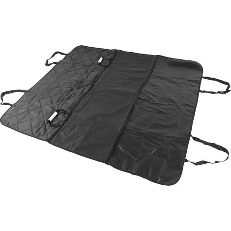 Tapis de voiture imperméable pour animaux de compagnie, revêtement de coffre pour SUV, housse de siège auto résistante à l'usure, hamac (noir, taille M) (1/5)