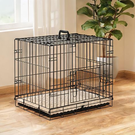Cage de transport pour animaux preto en aço e ABS 60 x 45 x 50 cm (1/5)
