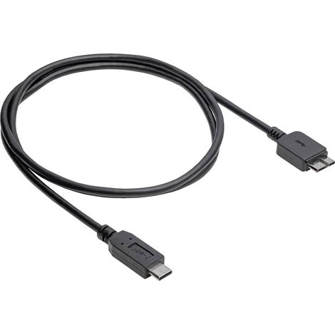 Câble micro USB B 3.0 Akyga AK-USB-44 pour disques durs externes, 1 m (1/4)