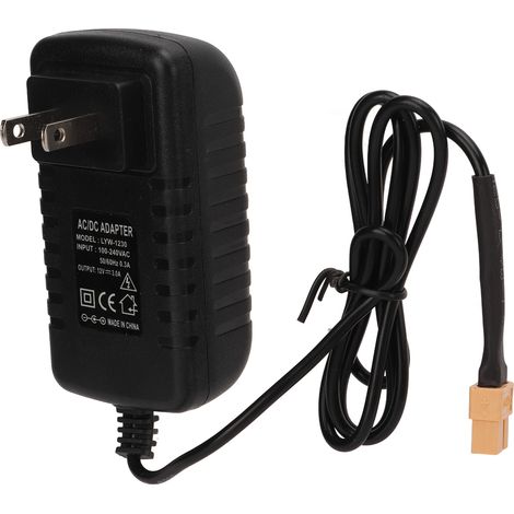 Chargeur batterie Lipo 12V 3A Adaptateur secteur AC/DC 100-240V Prise US XT60 (1/5)