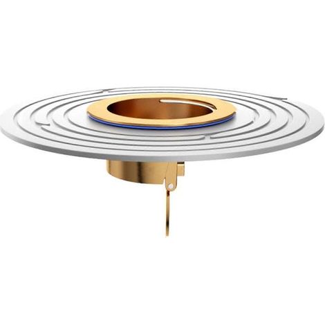 Siphon de sol rond pour douches, adapté aux salles de bains, pour installation dans les zones résidentielles humides.-AquaForge (1/5)