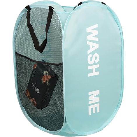 Panier Linge Pliable Pop Up avec Poignée, Corbeille salle bain (1/4)