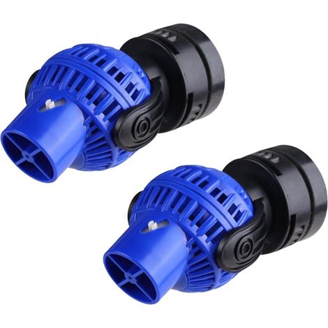 2 Pompes De Brassage Large Flux Diffus 6000 l/h Pour Aquariums marins et eau douce