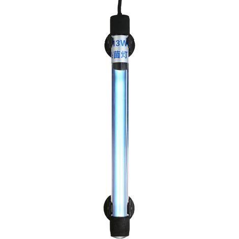 Lampe UV submersible 13 W – Désinfection aquarium et bassin – 220-240 V CA – Élimine algues et bactéries
