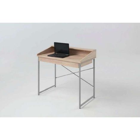 Mesa de escritorio Kala pequeña 1 cajón en acabado madera 69 cm(alto)100 cm(ancho)50 cm(largo)