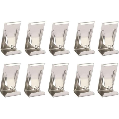 60 Pieces Metal Picture Frame Hooks 2.7 x 1.4 x 0.4 Inches Accessories Mounting Wall Photo Frame with Spring Clips for Hanging Photos and Pictures