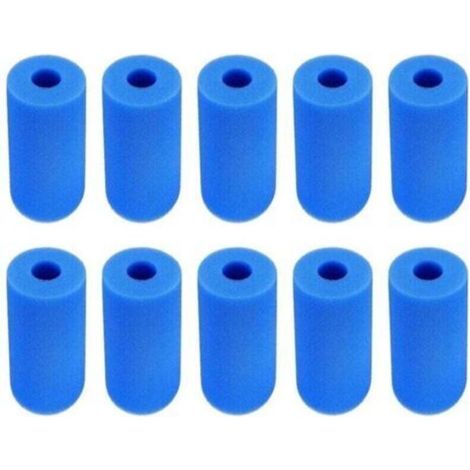 Packung mit 10 Filterschwämmen Typ A, Schaumstofffilter für Whirlpools, Schaumstoff-Poolfilter, Schaumstofffilterkartuschen, wiederverwendbar und waschbar, für Whirlpools und Schwimmbäder