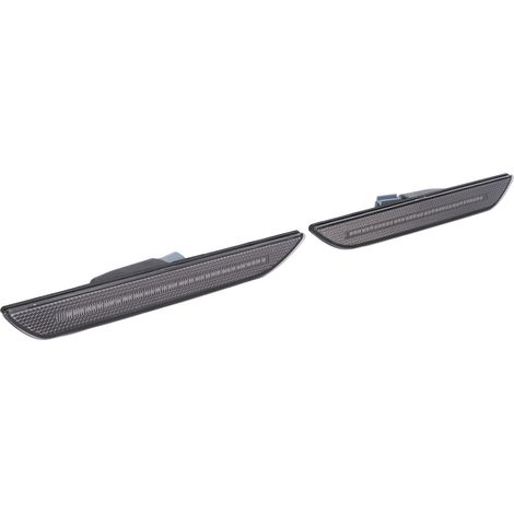 Paire de feux de position latéraux à LED avec lentille fumée, de remplacement pour Ford Mustang 2018-2020 (version européenne). (1/5)