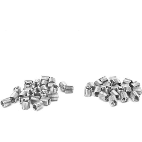50 pièces 1/4-20 bague filetée acier US, manchon de protection filetage, réparation de vis 2D, insert hélicoïdal standard américain (1/5)