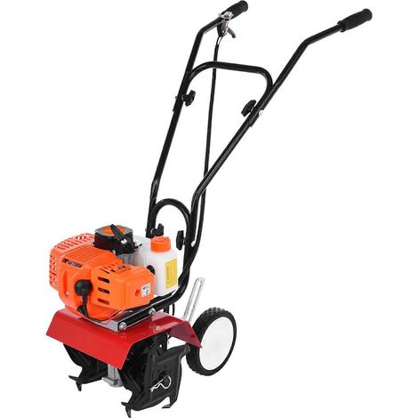 52-cm³-Benzin-Motorhacke – 3 PS und 15 cm Arbeitstiefe – zur Bodenbearbeitung in kleinen Gärten (1/5)