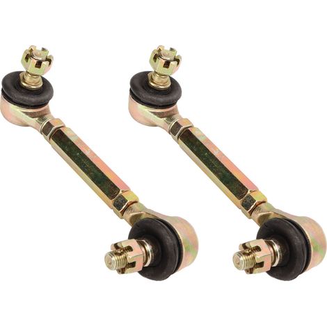 Kit de 2 rotules de direction avec filetage de 10 mm en acier allié pour barres stabilisatrices de quads 50cc, 70cc, 90cc, 110cc et 125cc. (1/5)