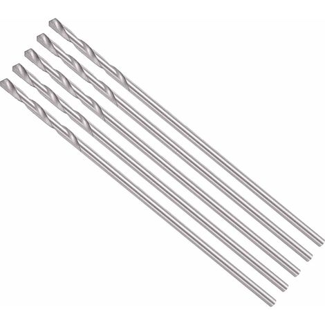 Foret Hélicoïdal, Mèche Polyvalente Universelle à Creuser 0.7mm, Forets Jobber 4241 HSS Non Revêtu Tige Droite 118° pour Métal Tendre Acier Inoxydable Plastique Bois, 5 Pièces (1/5)