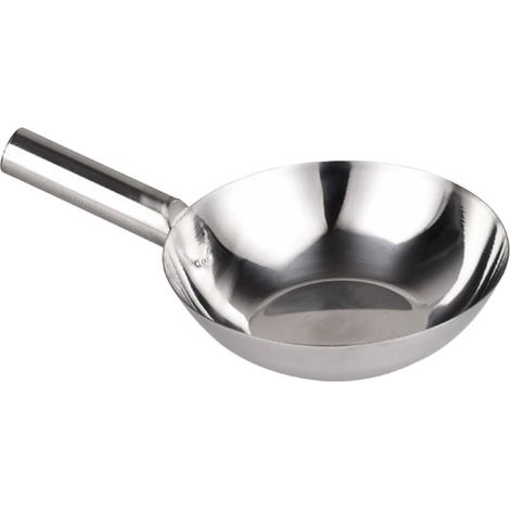 Louche en Acier Inoxydable à Manche Court, Grosse Cuillère Cuisine Multifonction, Inox Antirouille, Poignée Ergonomique, pour Soupe et Sauces, Accessoire Cuisine Indispensable (1/5)