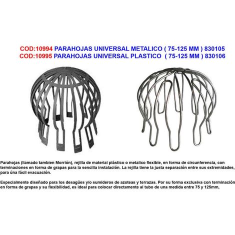 Universeller Abfluss-Laubschutz aus Kunststoff 75-125 mm 830106