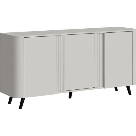 Buffet Modus, Cachemire + Noir, 76x151cm, Le nombre de portes: 039cm, Stratifié, MDF (1/5)