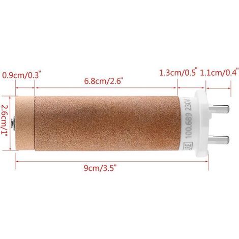230V 1550W Tube Élément Chauffant pour Leister 100.689 Pistolet de Soudage à Air Chaud (1/4)