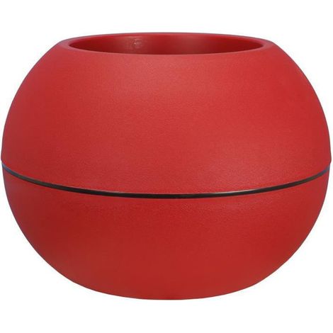 Macetero Riviera D40 Bola Rojo Granito Ø 40 cm (1/2)