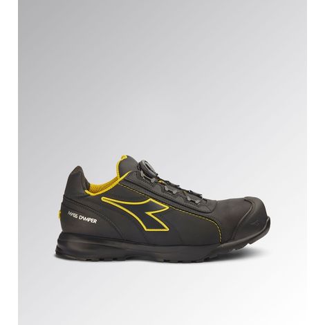 Chaussures de sécurité basses noires GLOVE MDS MASTER BOA LOW S3S FO HRO SR SC ESD - Diadora - 18233180013 43