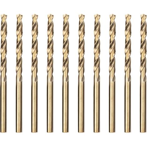 10 x 4,0 mm Profi-Bohrer für Metall und Edelstahl, DIN 338
