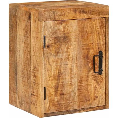 Maison Exclusive - Comodino Marrone 35 x 33 x 48 cm Legno di mango massello (1/5)