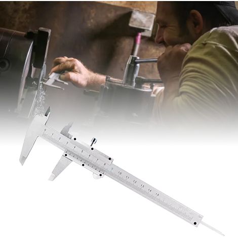 Pied à coulisse à vernier 0-150 mm, jauge en acier au carbone, outil de mesure de haute précision pour la réparation (1/4)