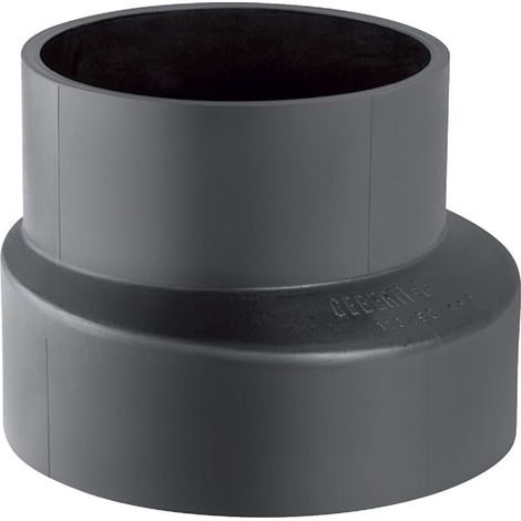 Geberit PE Reduktion exzentrisch, 90x50mm, PE-HD, Schwarz, 366561161 (1/5)