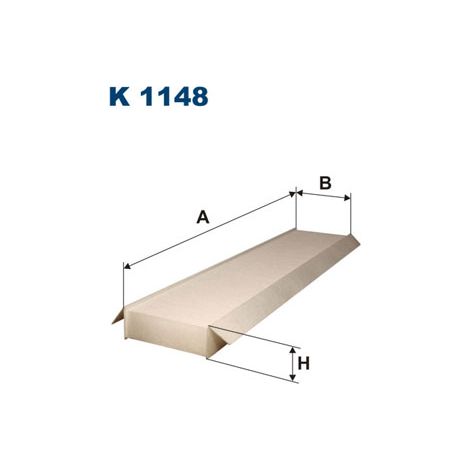 Filtro abitacolo K1148 Filtron