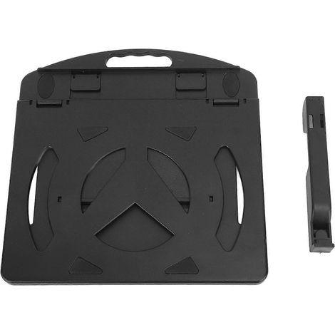 Verstellbarer, faltbarer Laptopständer mit Wärmeableitung, Notebook-Erhöhung und Handyhalterung für Steckplätze