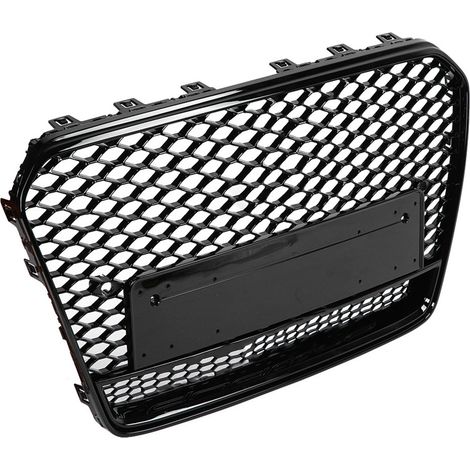 RS5 Quattro Frontgrill in schwarzem sechseckigem Wabengitter für Audi A5/S5 B8.5 2013-2016 (1/5)