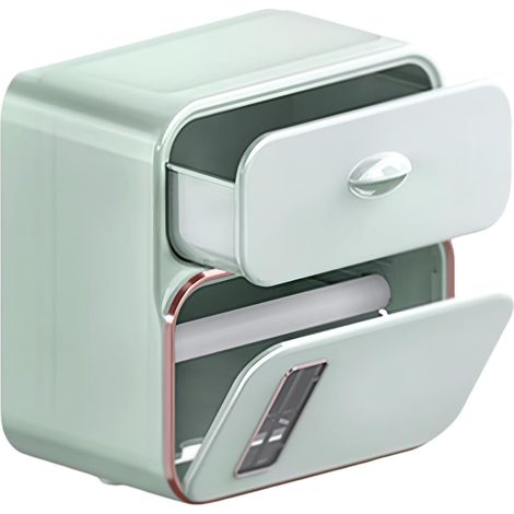 Distributeur de papier toilette adhésif, tiroir, sans besoin (1/5)