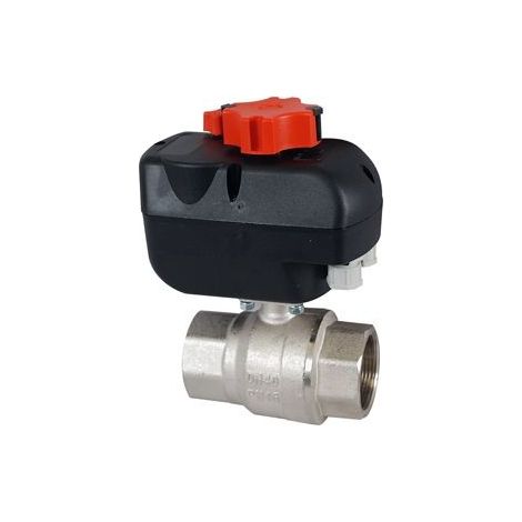 Robinet motorisé, 1 1/4’’,230 V 9,8 Nm, 90°/30 sec, FF x FF