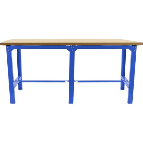 Simonrack Établi bleu plateau MDF 35 mm robuste (1/3)