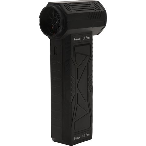 Plumeau d'air électrique 150 000 tr/min, haute vitesse, rechargeable, moteur sans balais, ventilateur à turbine portatif pour ordinateur, voiture, maison, noir (1/5)