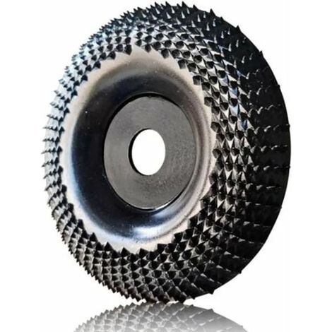 Disques de ponçage pour bois, disques de ponçage pour façonner, meuler et couper, disques pour meuleuse d'angle 100 mm x 16 mm, noirs (1/5)