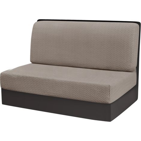 Housse de coussin de canapé Jacquard élastique en T transfrontalière - Ensemble porte-cartes RV (02 Kaki, Un ensemble) (1/5)