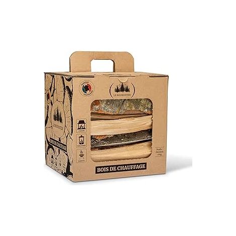 Bois de chauffage 25L – Feuillus chêne et hêtre – Longueur max 33 cm – Bois ultra sec pour cheminée, poêle, barbecue