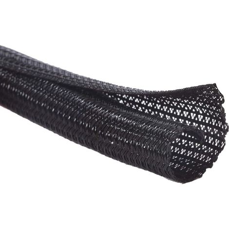 13mm-3m Gaine Câble Auto-Fermeture Manchon de Câble Cache Câble Range Câble Gestion des Câbles pour Ordinateur, Automobile - Noir (1/5)