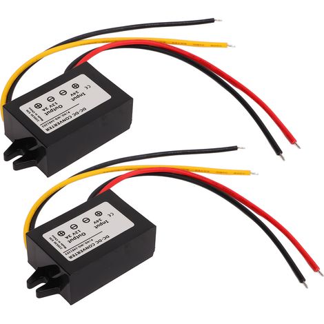 Convertisseur abaisseur DC-DC 18-40V vers 12V 3A 36W étanche IP68, module régulateur universel pour voiture (1/5)
